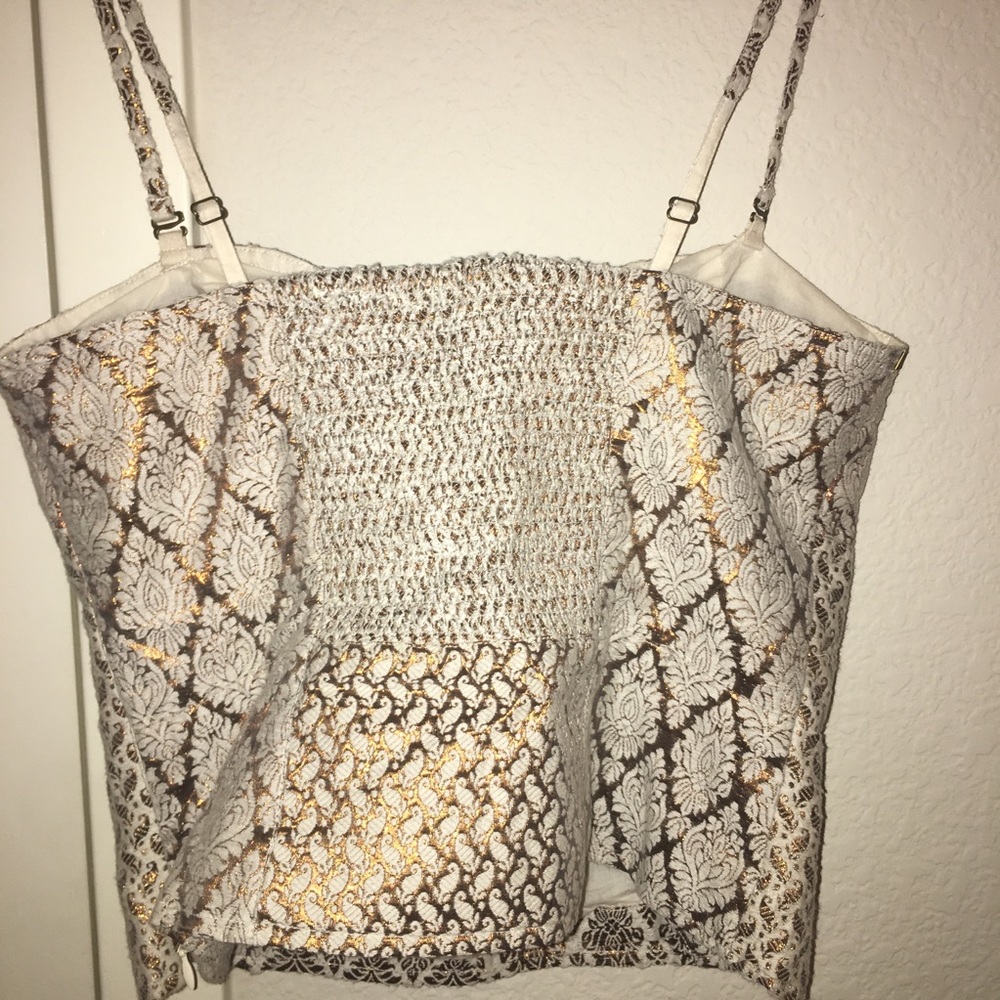 Free People bustier top. Size 6. Removable straps! - Picture 3 of 4